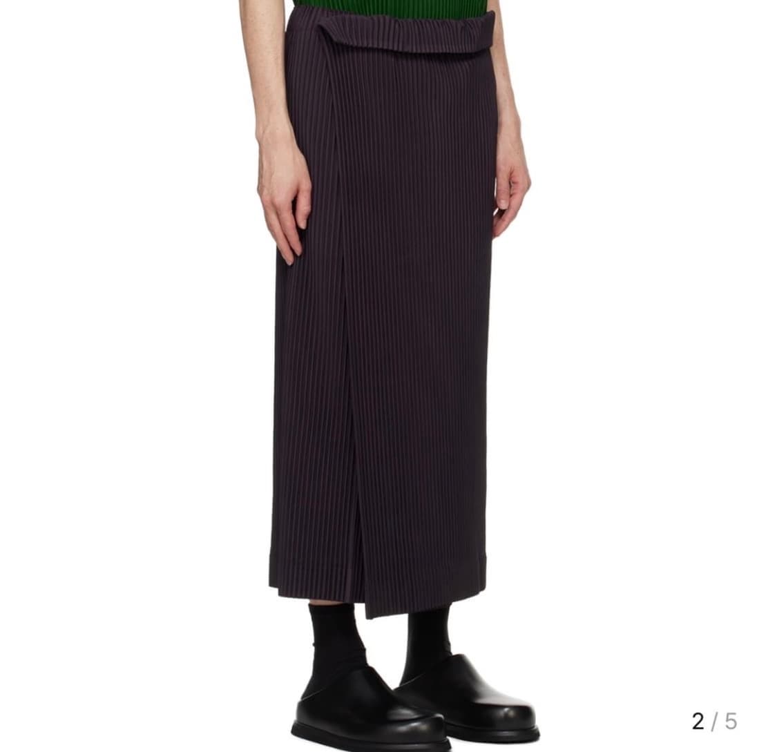 이세이미야케 옴므플리세 컬러 팔레트 스커트팬츠 플럼바이올렛 상품이미지4