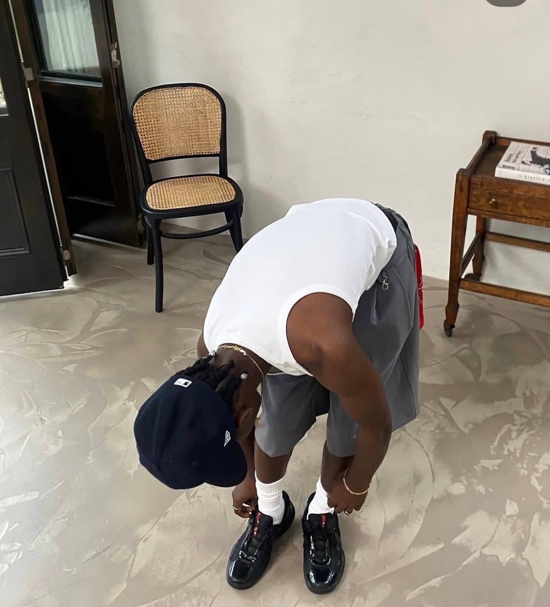 SWEATSCOLLECTIVE 플리츠 쇼츠 그레이 M 상품이미지3