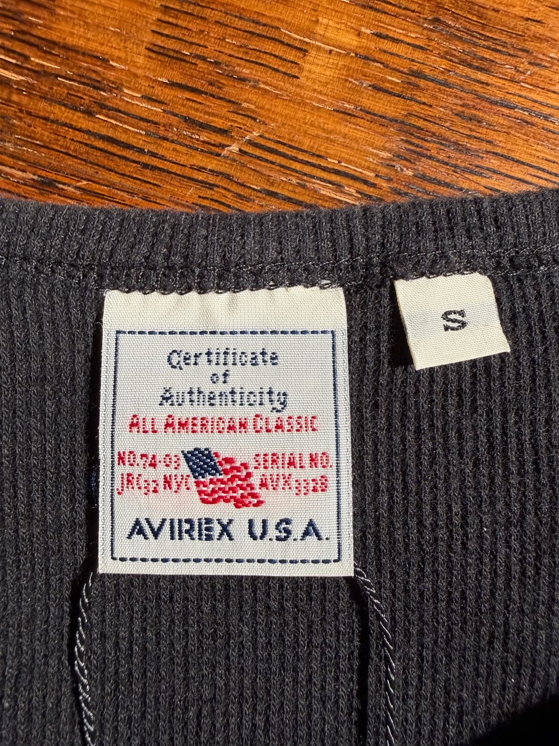 Avirex USA Black Tee 상품이미지5