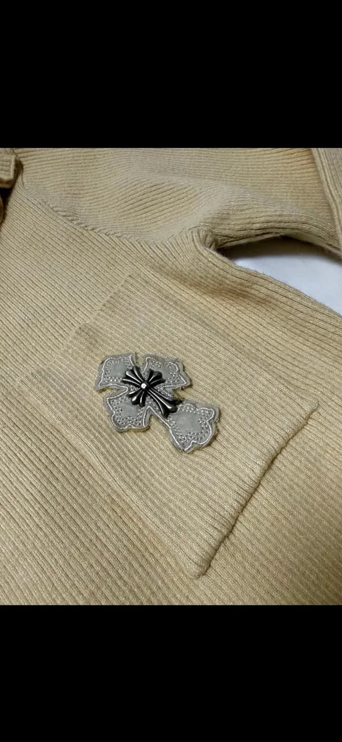 T125 빈티지 JPN 베이지 골지 폴라 니트 (W) 상품이미지5