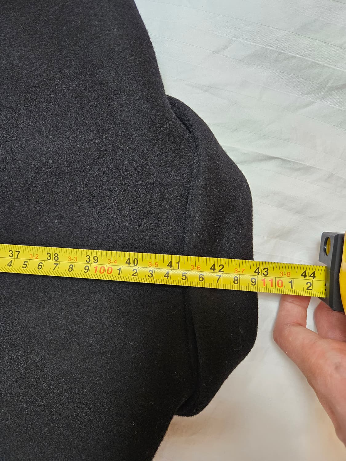 무신사 스탠다드 캐시미어 블렌드 더블 체스터 코트, 블랙, M 상품이미지2