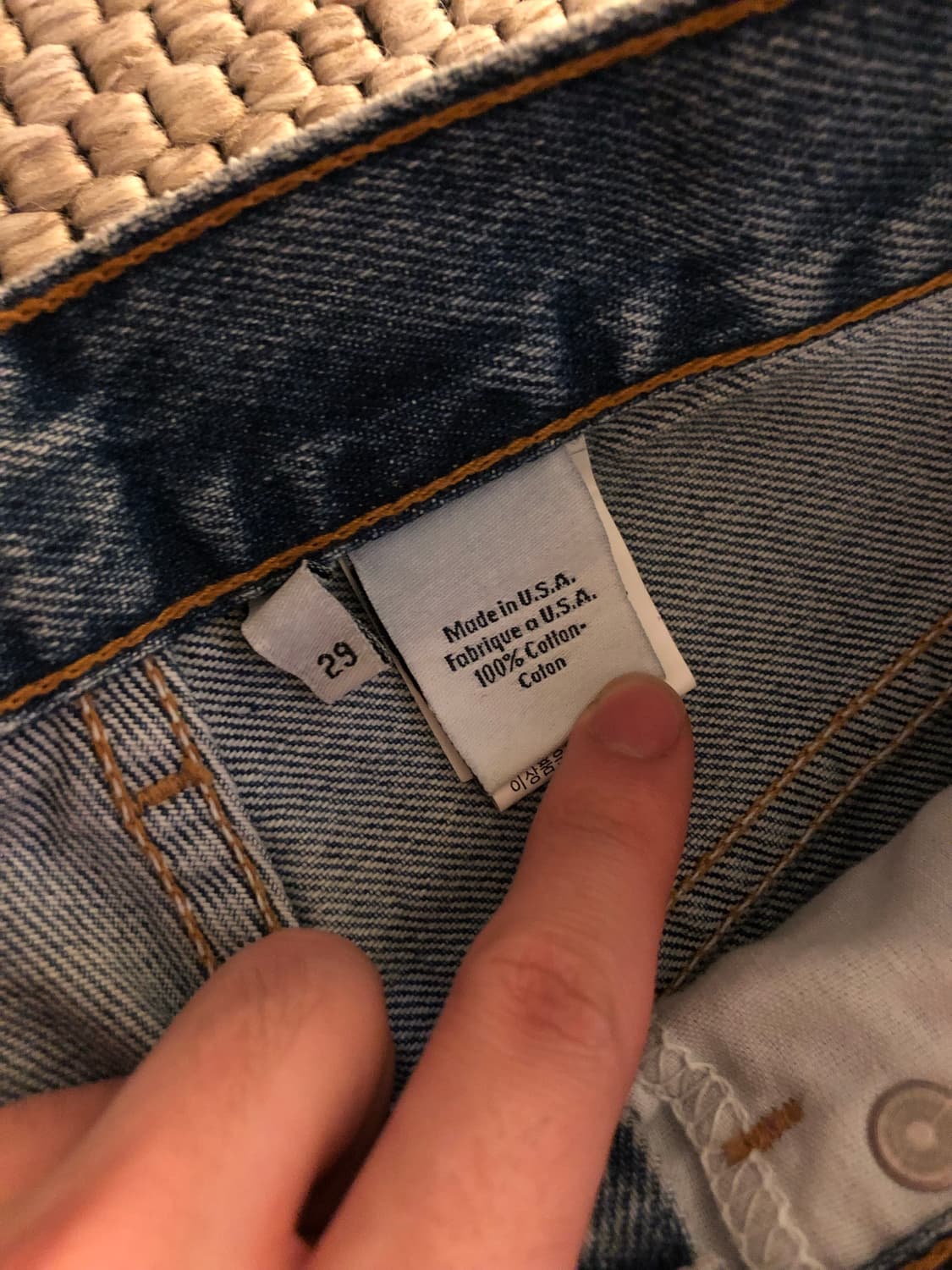 CK jeans MADE IN USA🇺🇸 상품이미지5