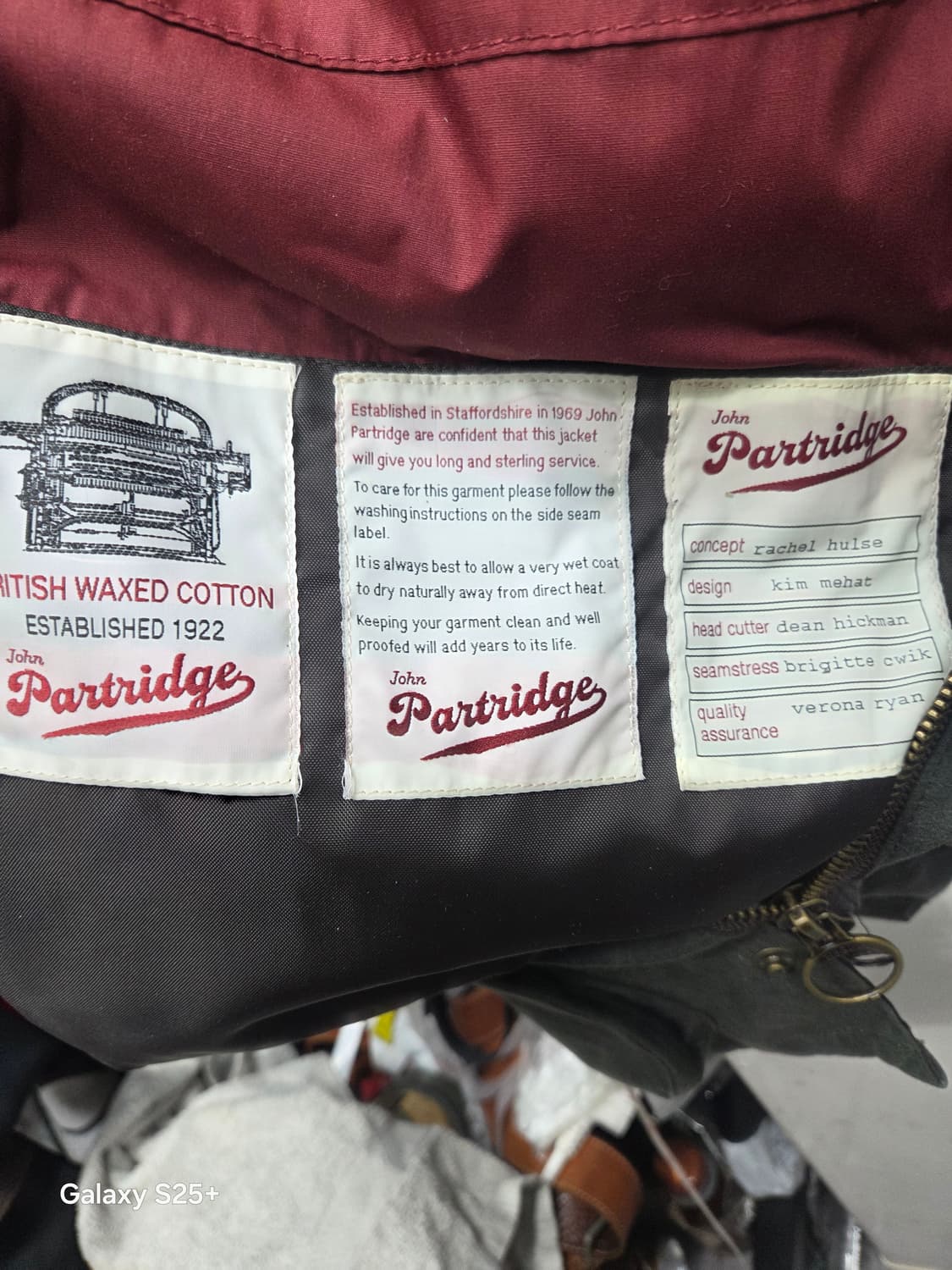 존   파드리지   왁스 자켓 상품이미지3