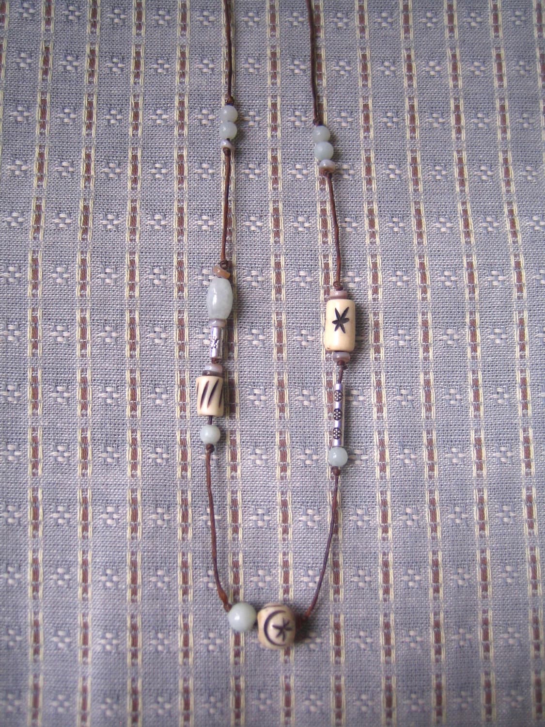 Silver mist necklace 실버 미스트 핸드메이드 목걸이 상품이미지1