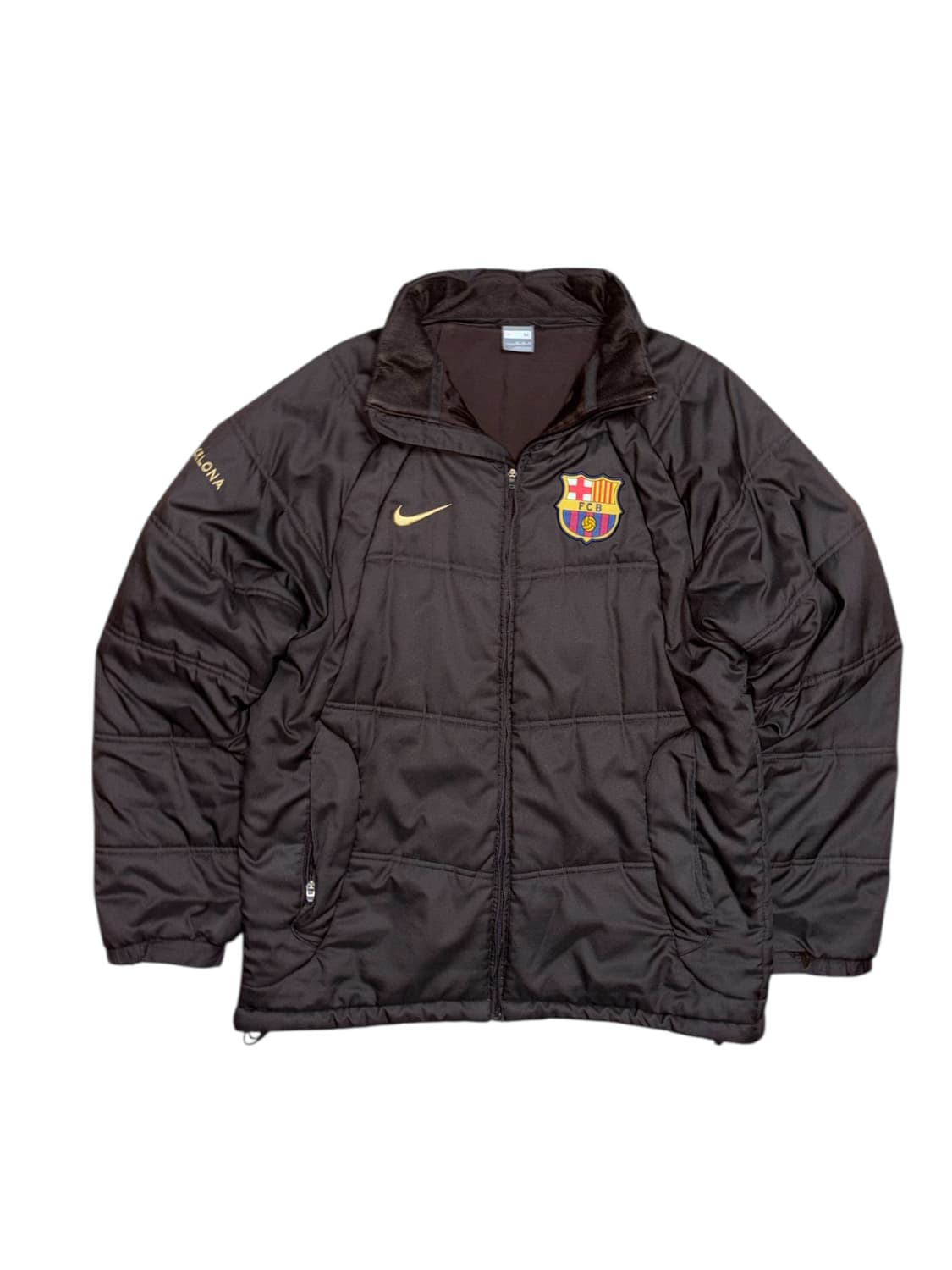 나이키 fc 바르셀로나 브라운 패딩 상품이미지4