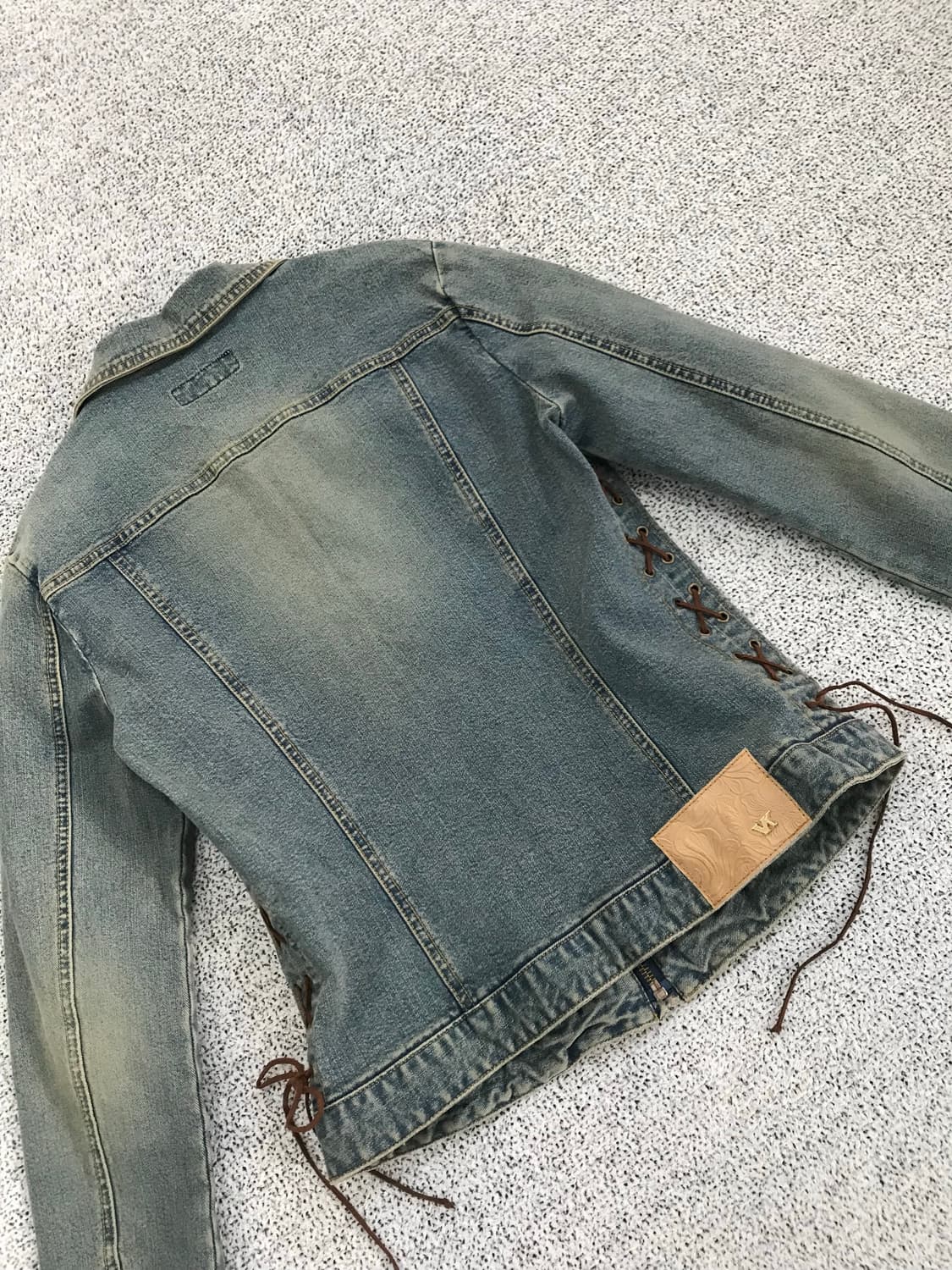 웨스턴 크롭 데님 자켓 상품이미지5