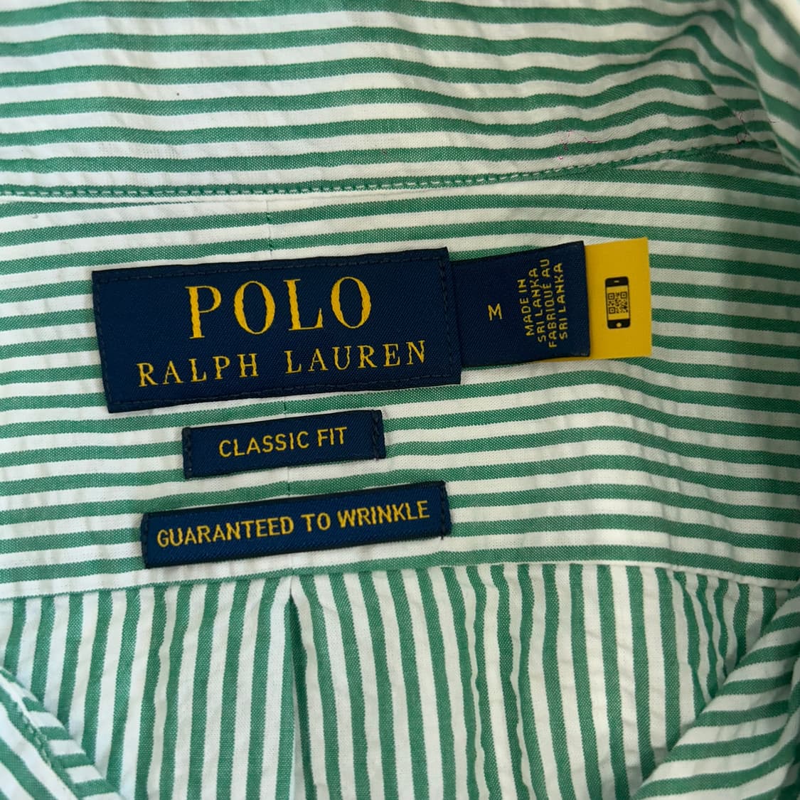Polo 폴로 핑크포니 그린 스트라이프 셔츠 상품이미지5