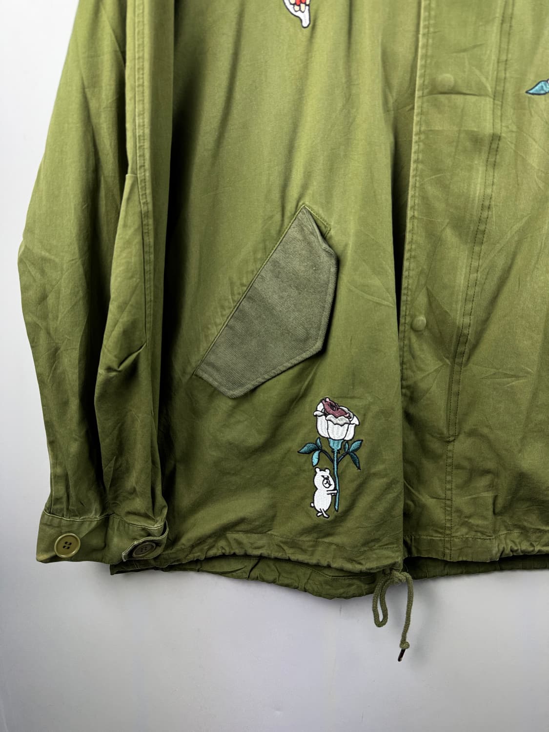 JPN ScoLar 자수와펜 오버핏 자켓1744 상품이미지4