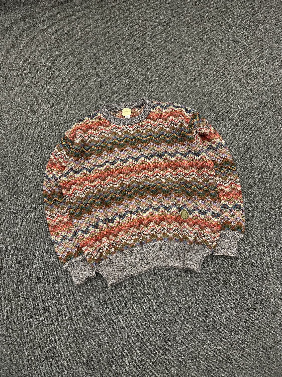 Made In ITALY 패턴 니트 스웨터 상품이미지1