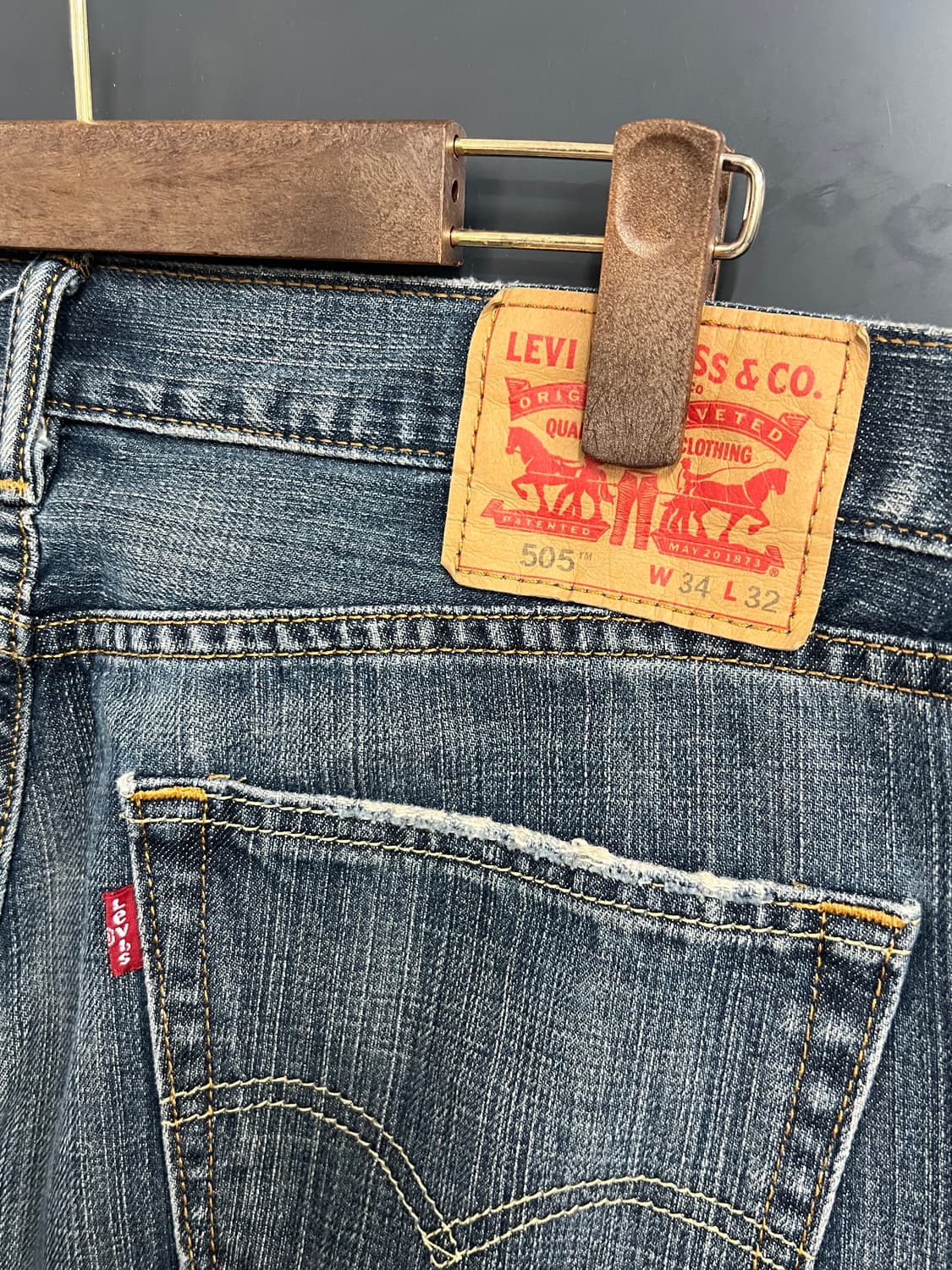 Levis 리바이스 505 레귤러 스트레이트 데님 팬츠 상품이미지3