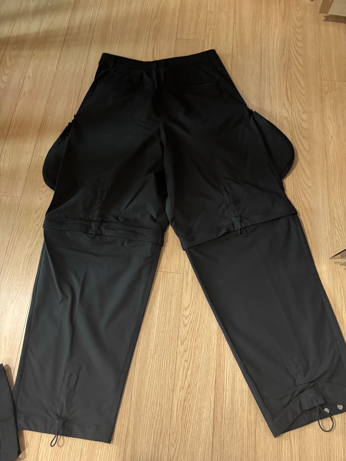 산산기어 투웨이 포켓 팬츠 블랙색상 3사이즈 상품이미지3