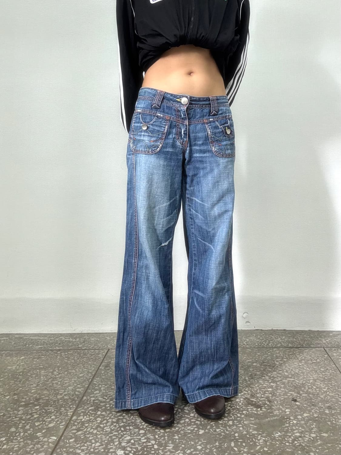 그런지 부츠컷 팬츠 상품이미지1