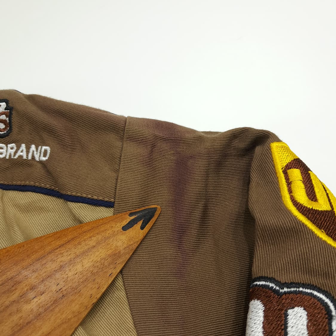 CN661 L 아메리칸 빈티지 엠앤엠 자수 레이싱 자켓 상품이미지7