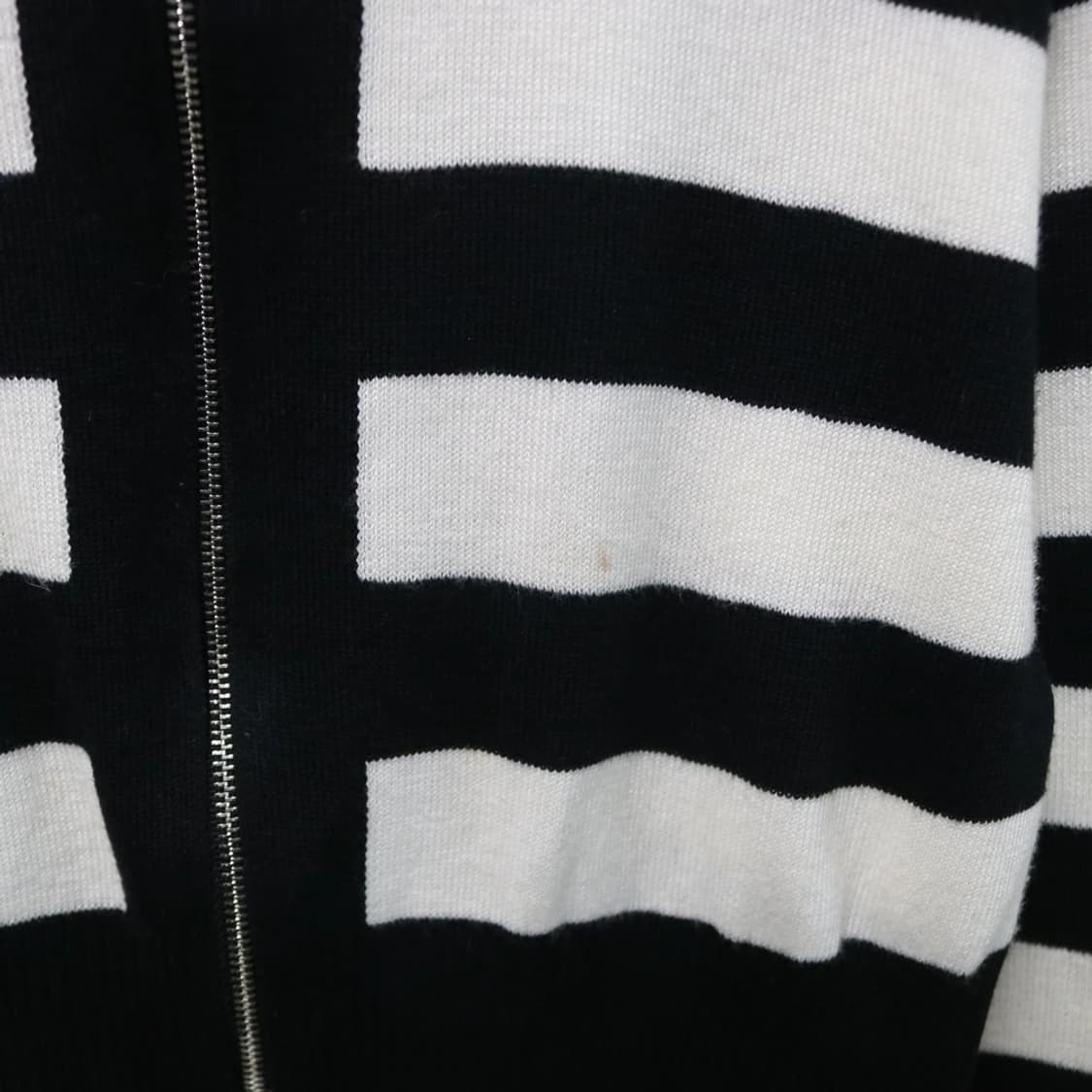 스트라이프 하이넥 니트 집업 62014 상품이미지9