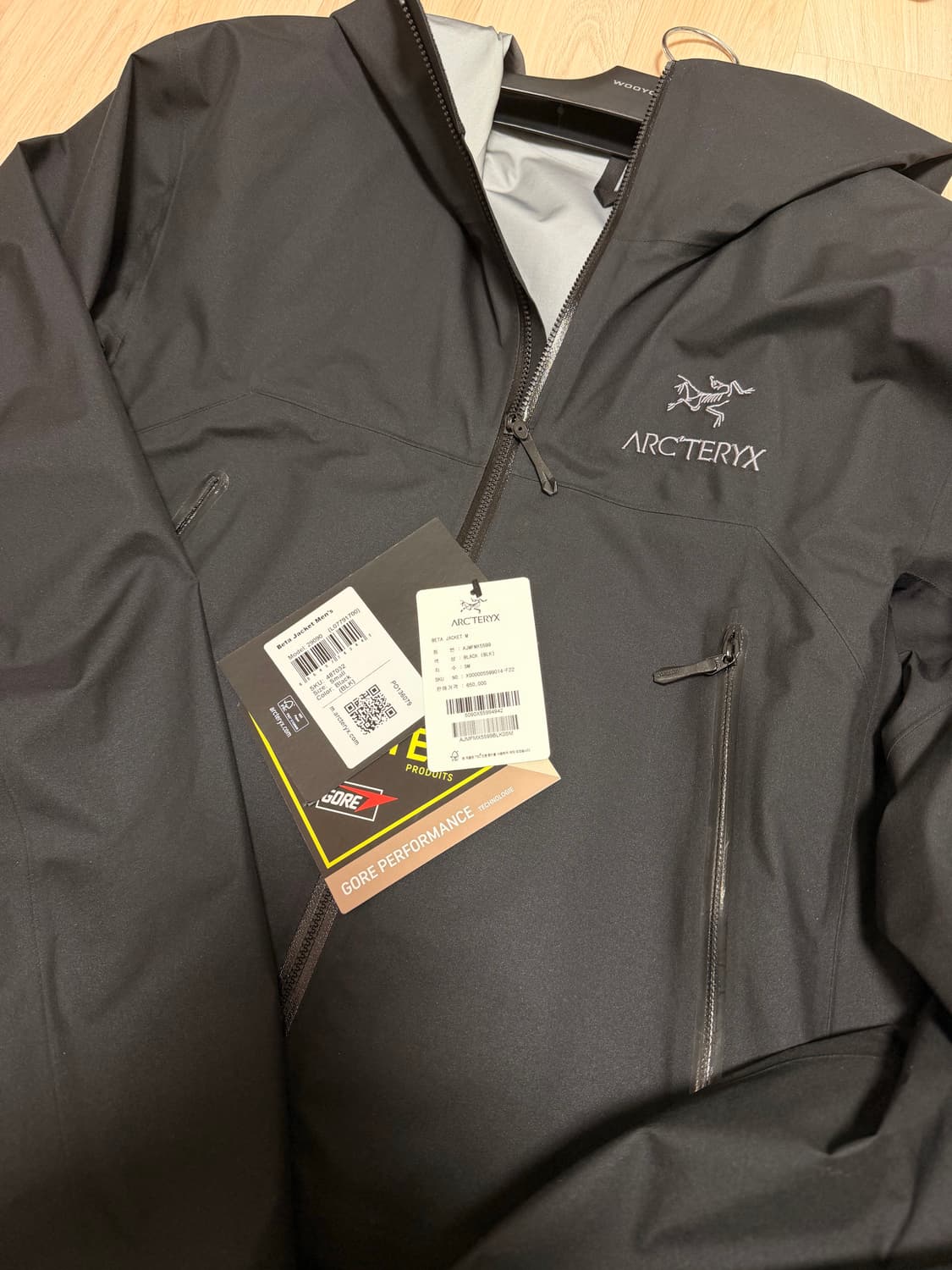 (정품) 아크테릭스 베타 자켓 남성 S 블랙 상품이미지2
