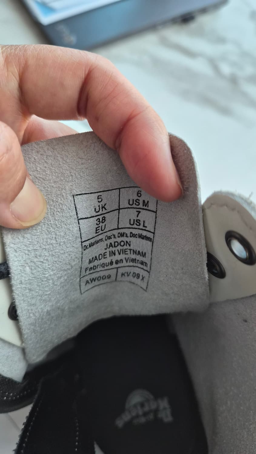 닥터마틴 제이든부츠  화이트 240~45 상품이미지6