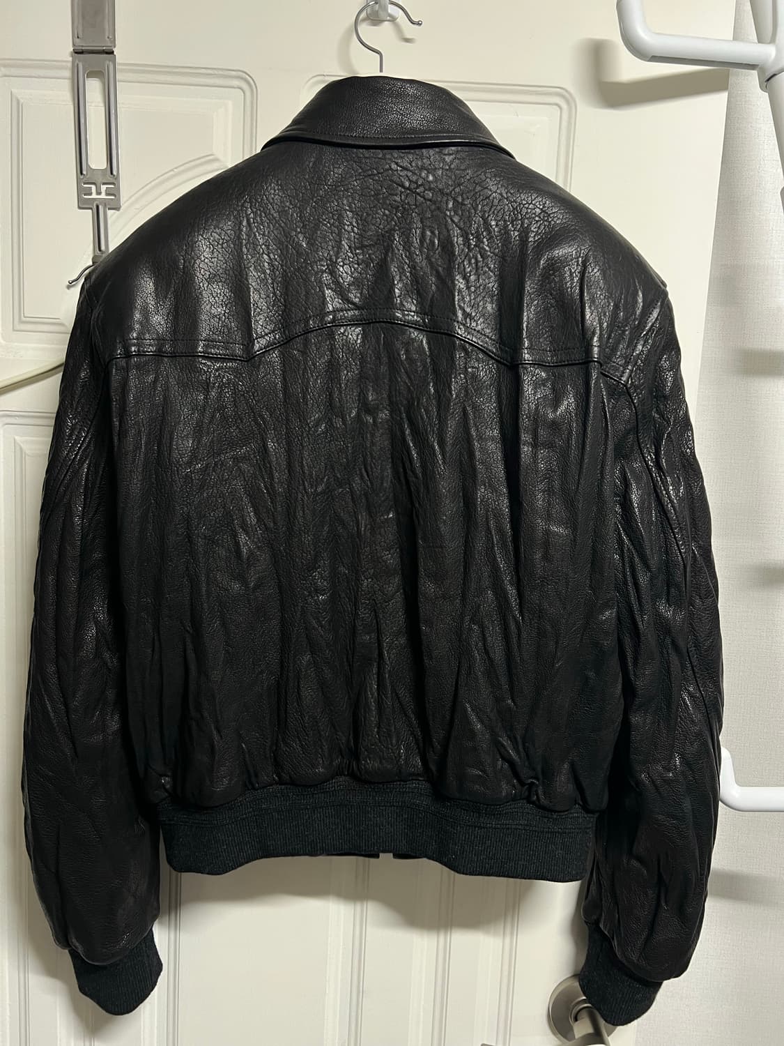 (L) 렉토 벤 크링클 레더 자켓 상품이미지3