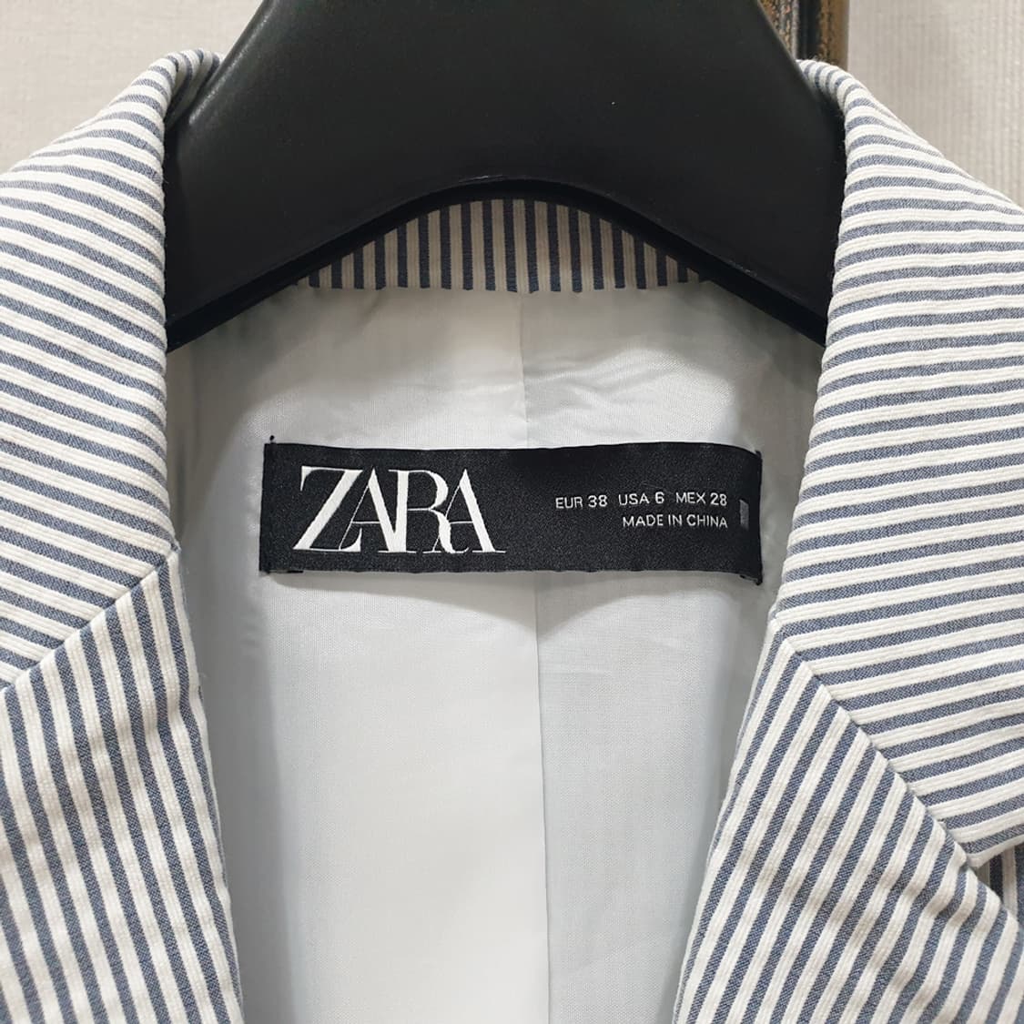 자라 블레이저 스트라이프 자켓 S 상품이미지4