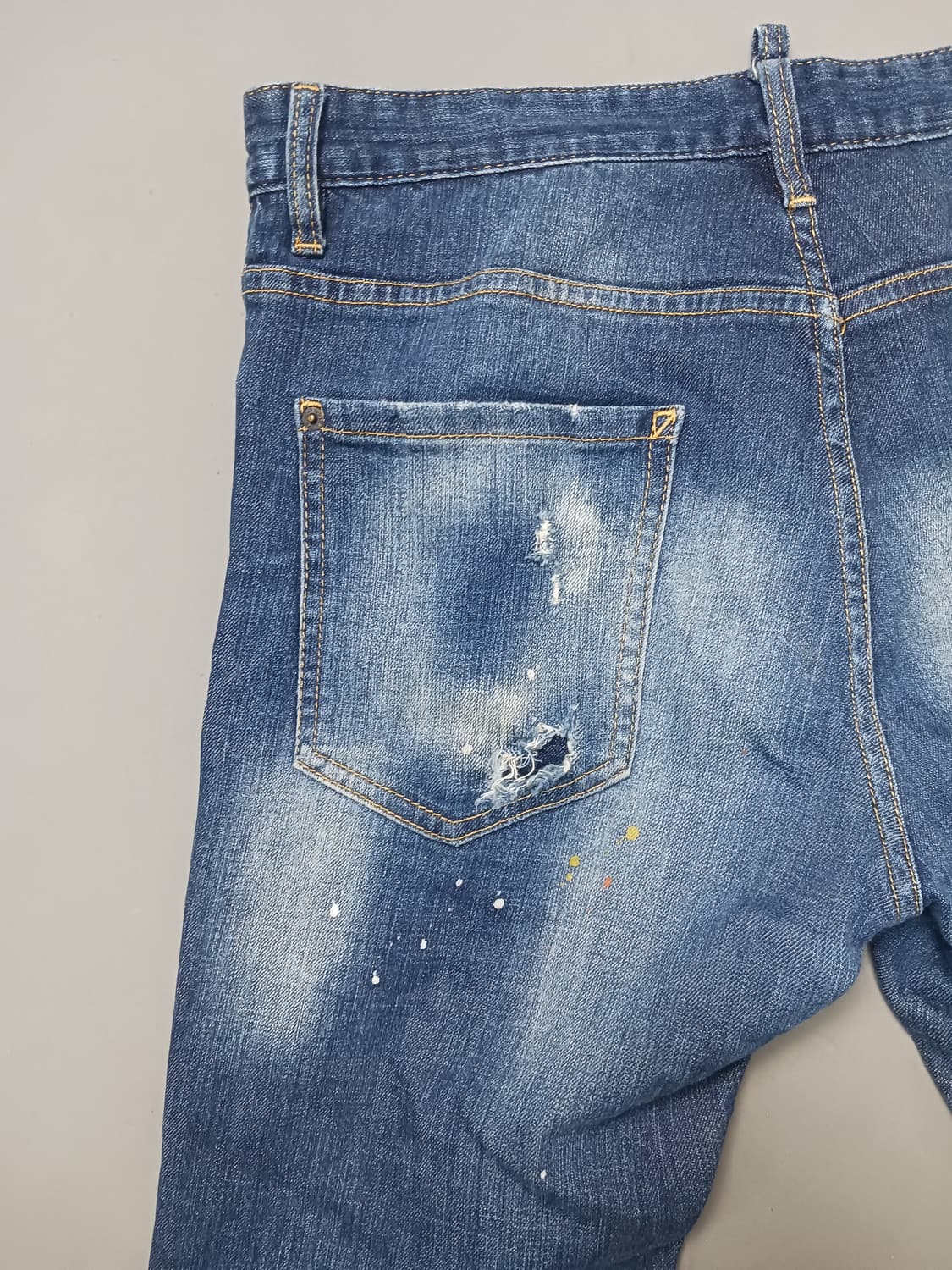 [34] 디스퀘어드2 앞지퍼 멀티페인팅 쿨가이진 청바지 상품이미지8