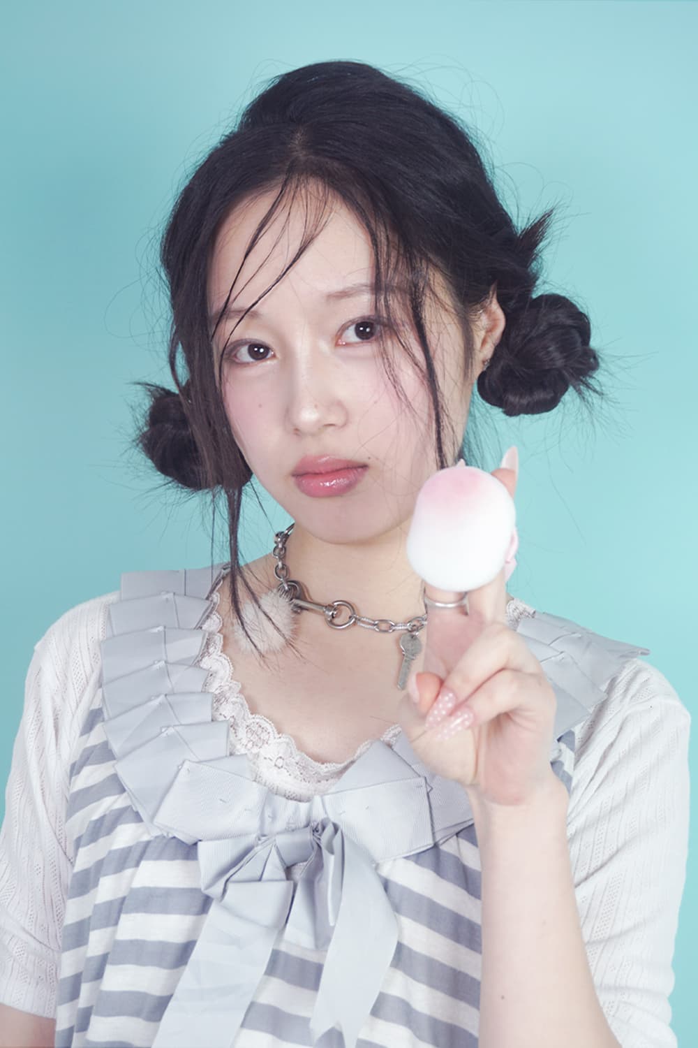 Ruddy-Blush necklace (pale pink) 상품이미지3