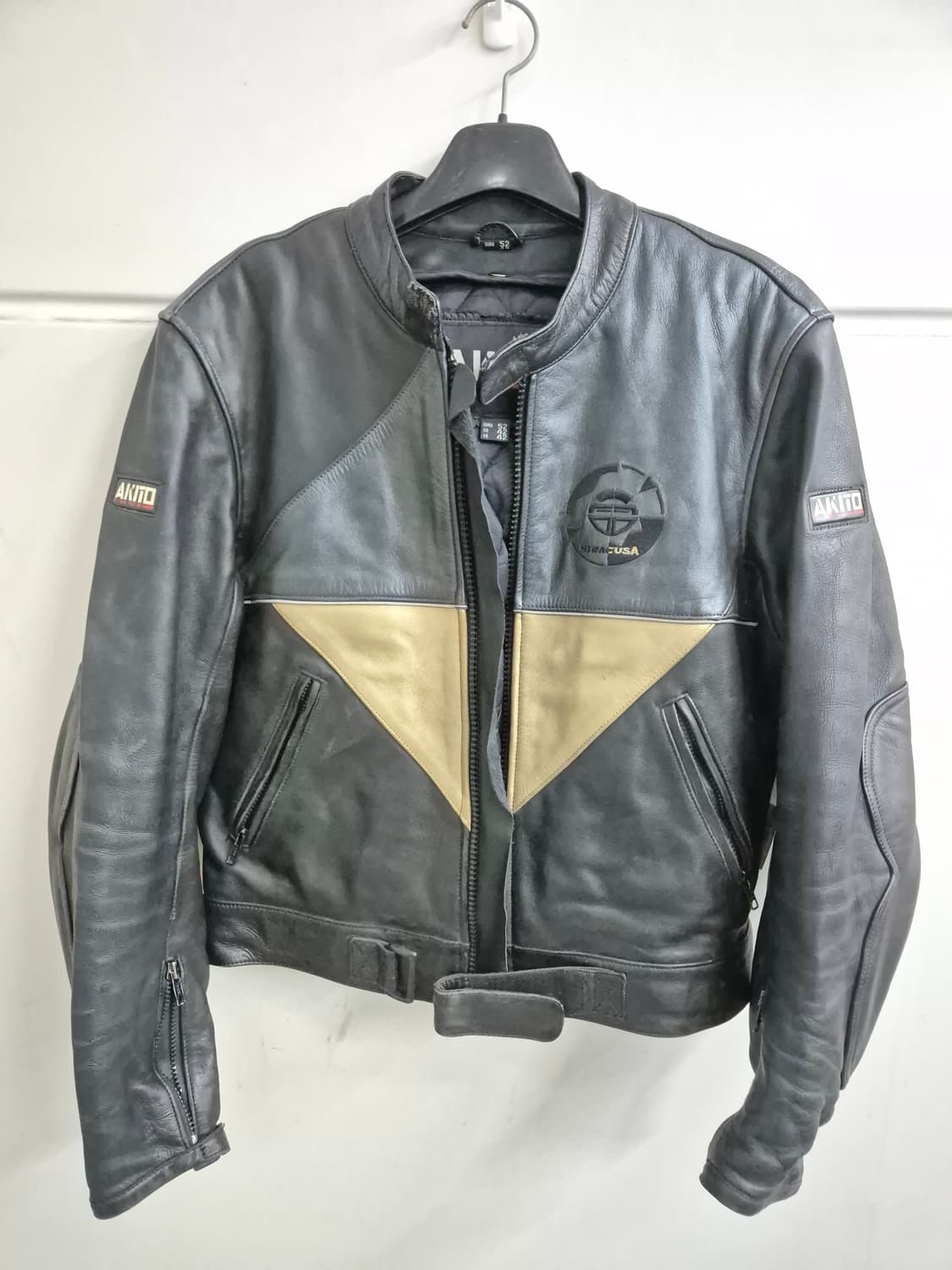 AKITO 가죽 자켓 블랙 42사이즈 상품이미지3
