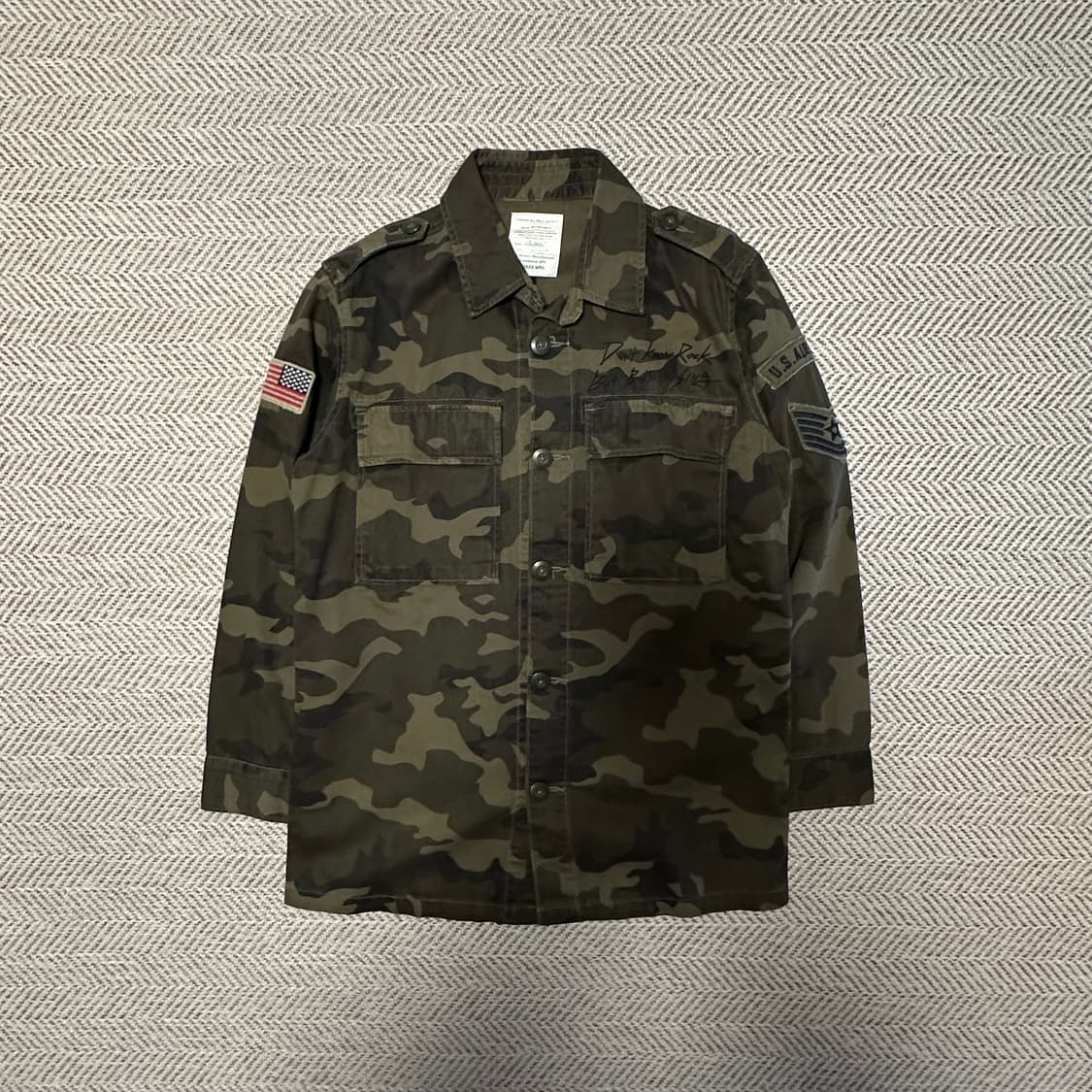 AVIREX military camo shirt jacket 상품이미지1