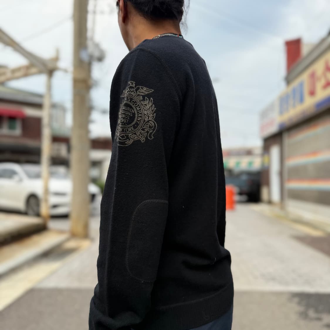 폴로진 램스 울 니트 XL 상품이미지8