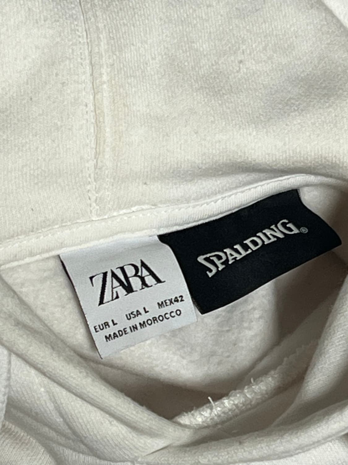 자라 x 스팔딩 후드티 상품이미지3