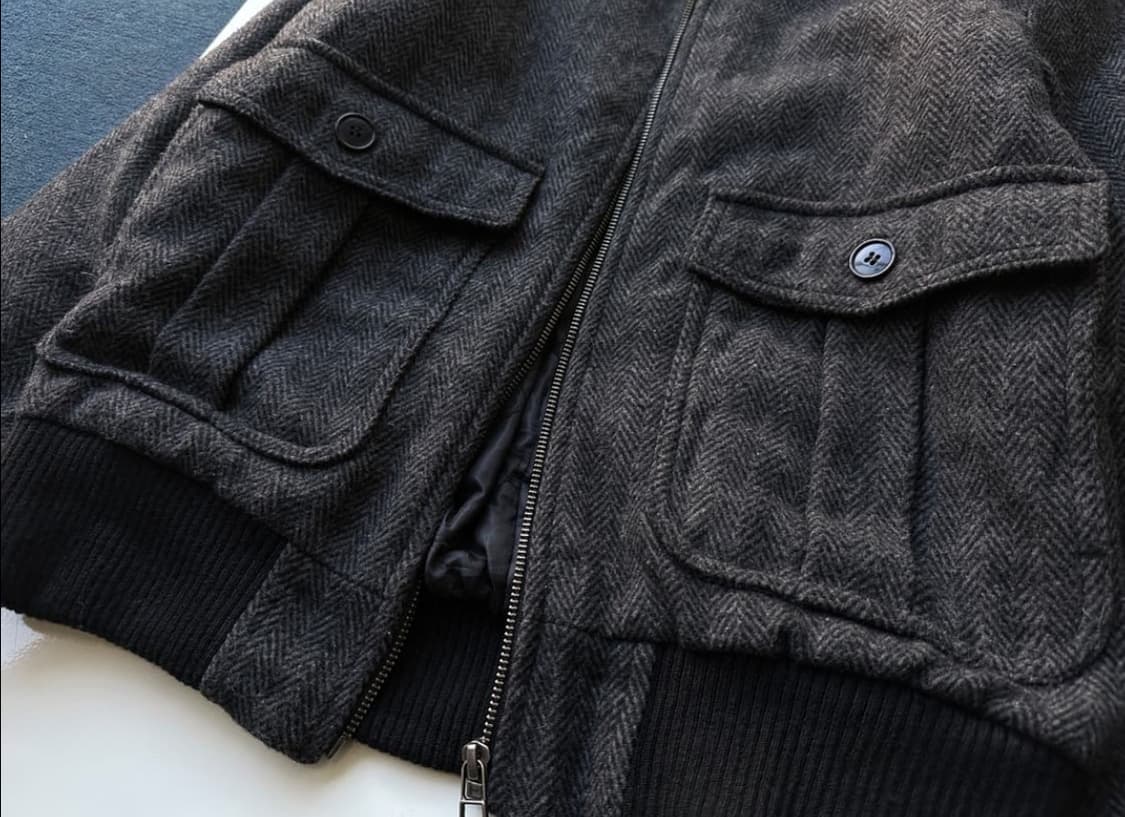 글로벌워크 트위드 점퍼 상품이미지4