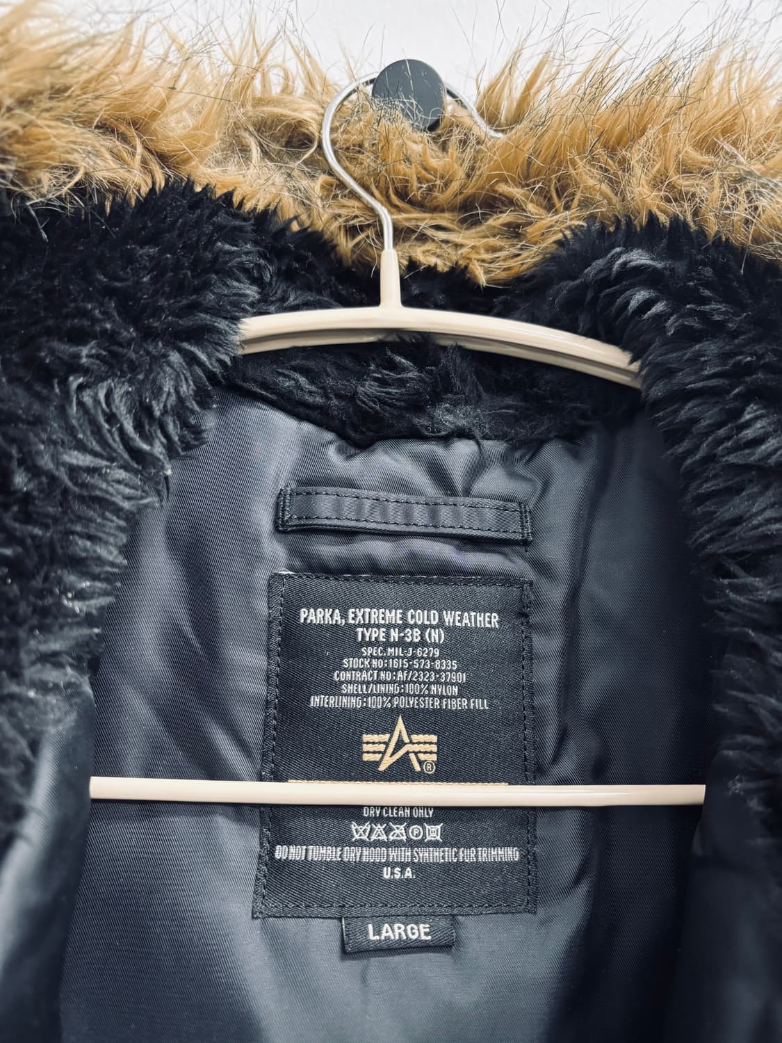 ALPHA INDUSTRIES(알파 인더스트리) N-3B 슬림핏 파카 상품이미지4