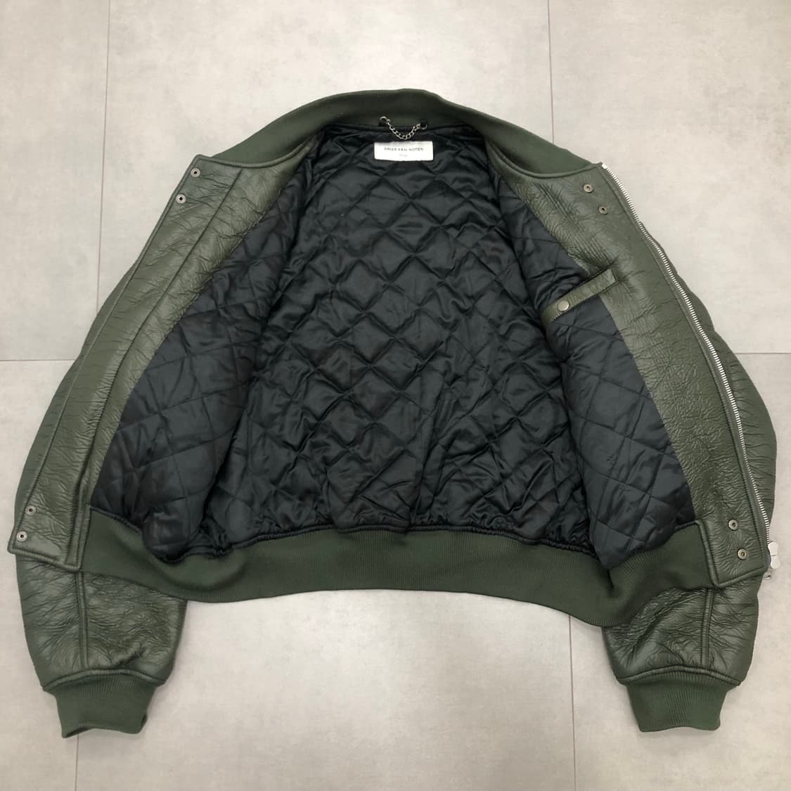 드리스반노튼 크링클 봄버 점퍼 L 상품이미지5