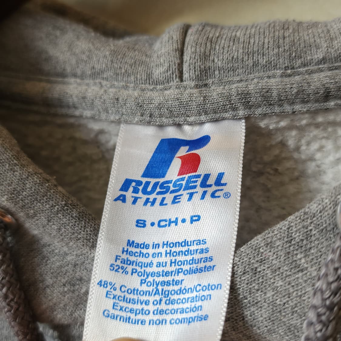 90s 러셀 후드 스웻셔츠 노던 토너먼트 빈티지 레터링 스웻셔츠S 상품이미지5
