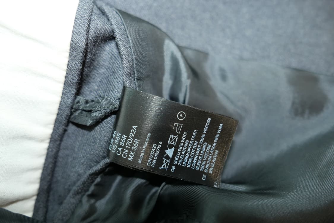 2012 H&M 메종 마르지엘라 페이크 울 블레이저 46 상품이미지10