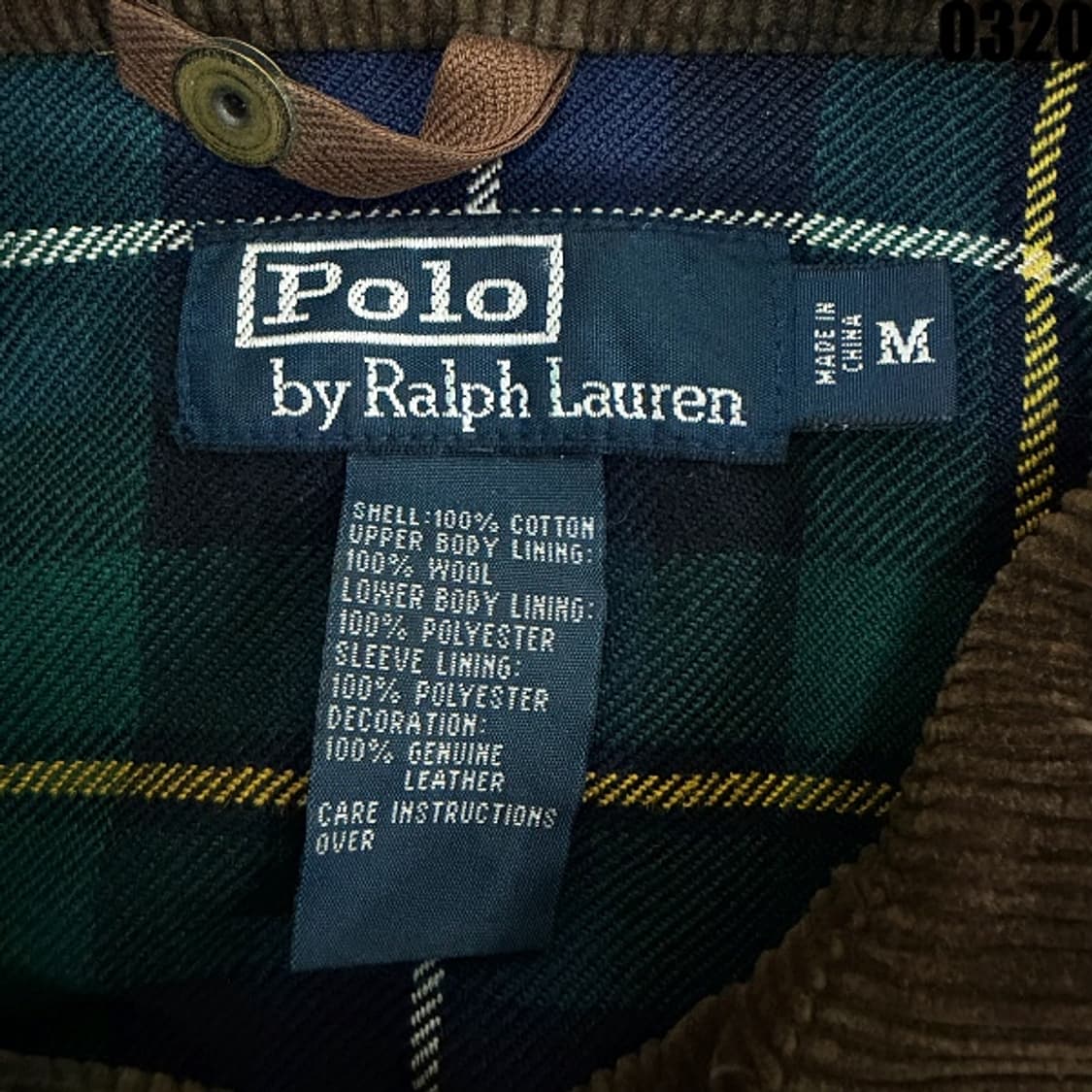 폴로 랄프로렌 정품 왁스 코튼 필드 자켓 M 0320 상품이미지6