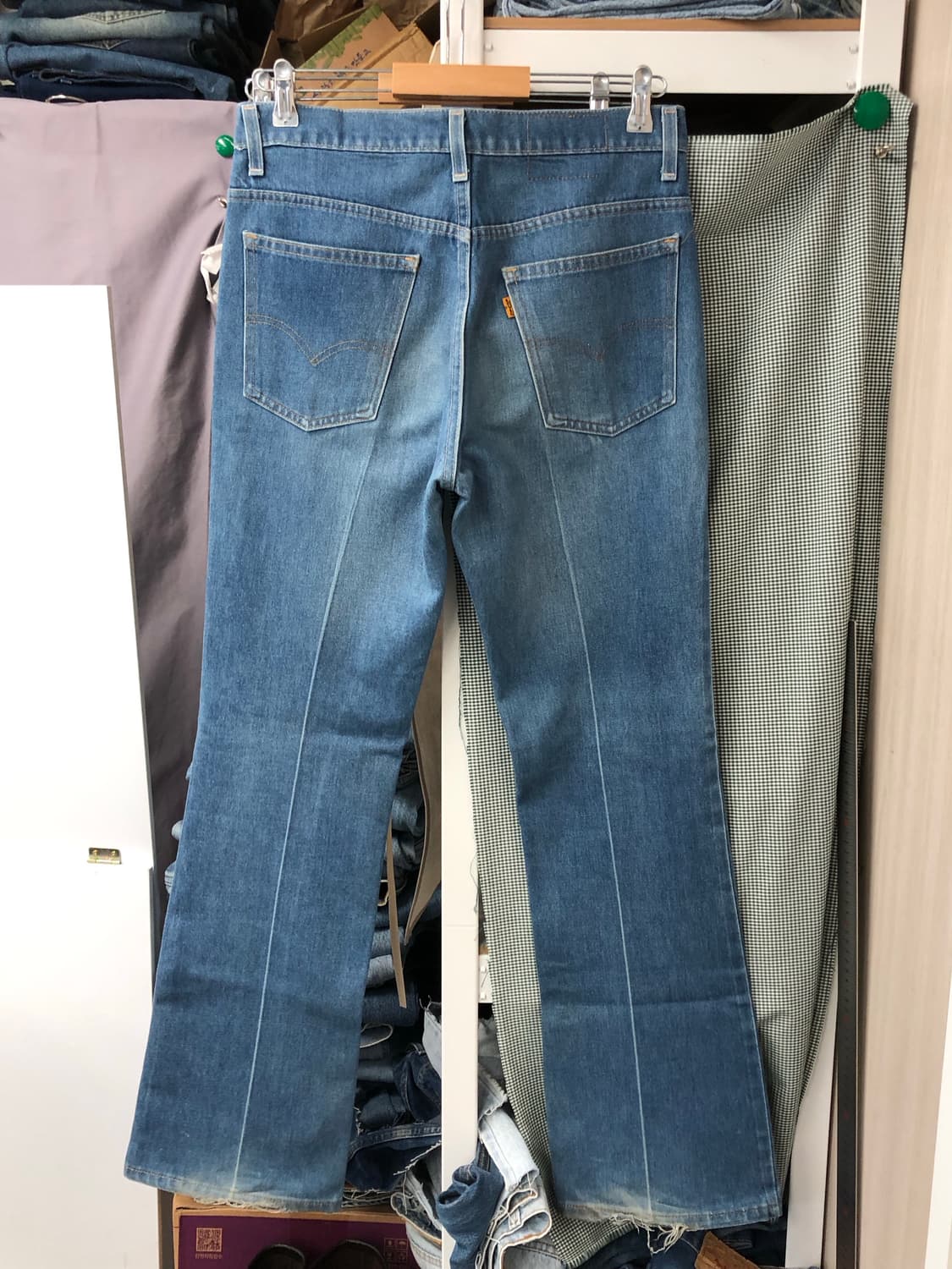 80s 리바이스 오렌지탭 517 부츠컷 USA 허리33 둘레82 상품이미지2