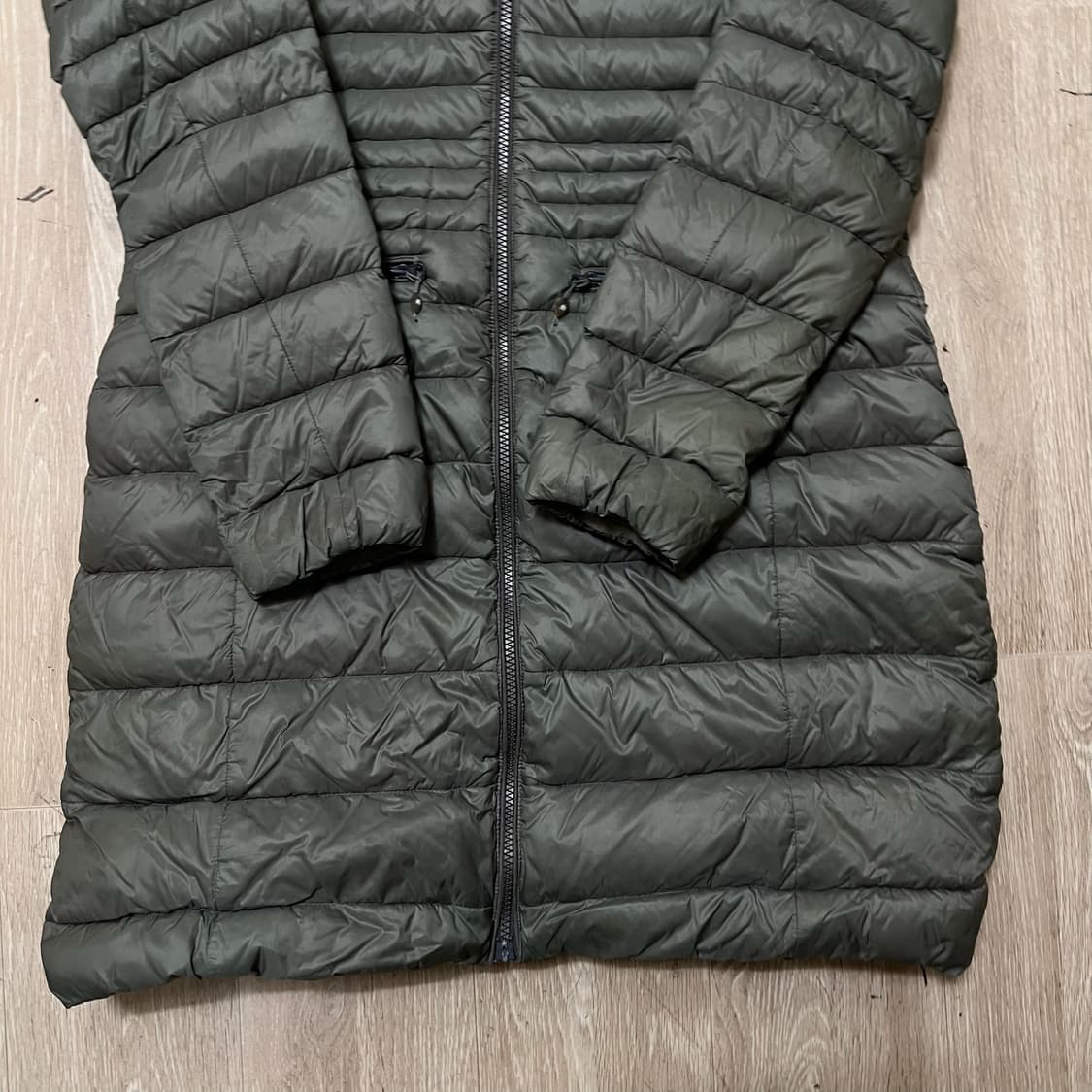 라푸마 여성 프리미엄 구스다운 경량 롱패딩 L/100  상품이미지4