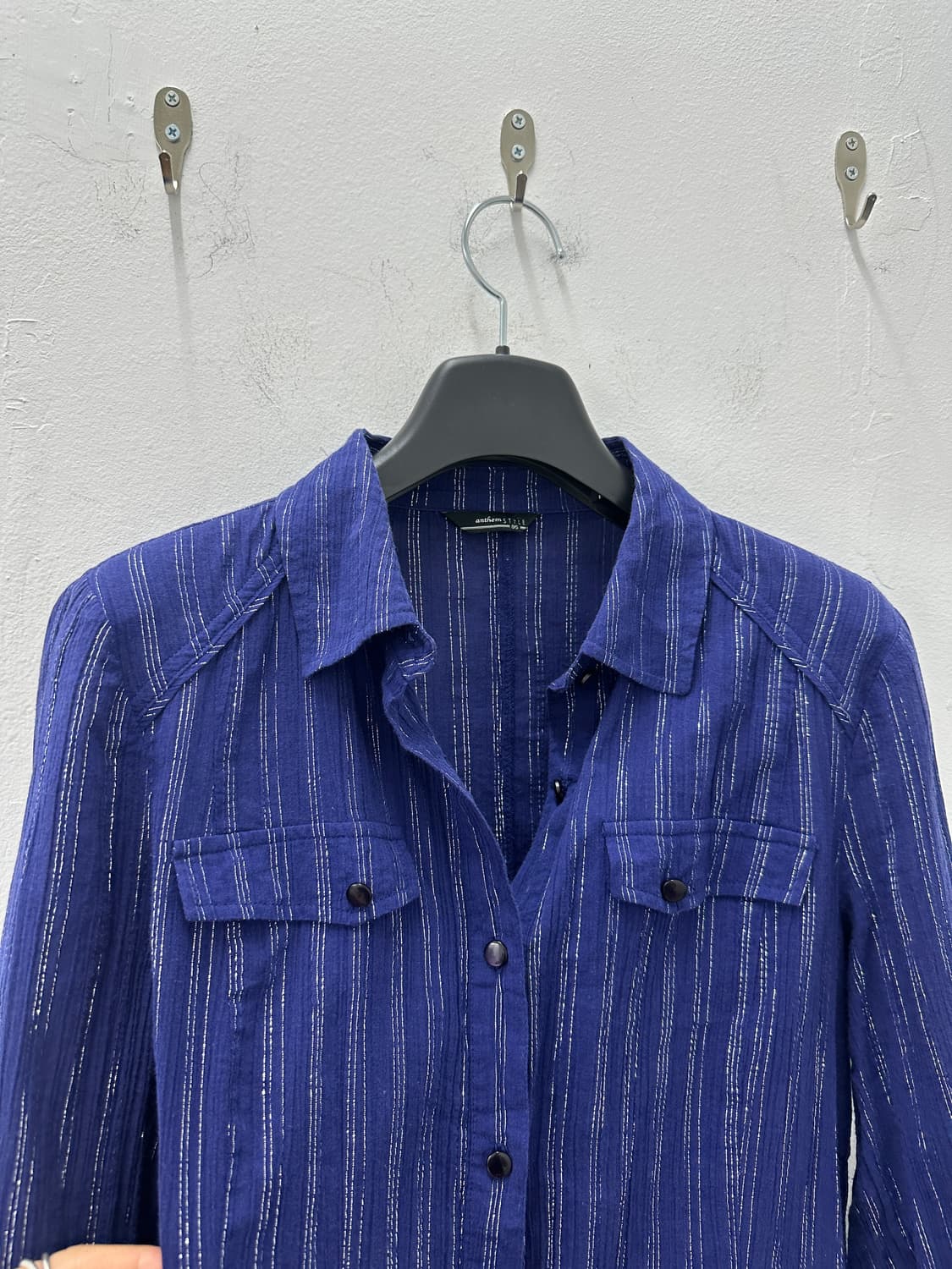ANTHEM STYLE vintage stripe gloss shirts 상품이미지4
