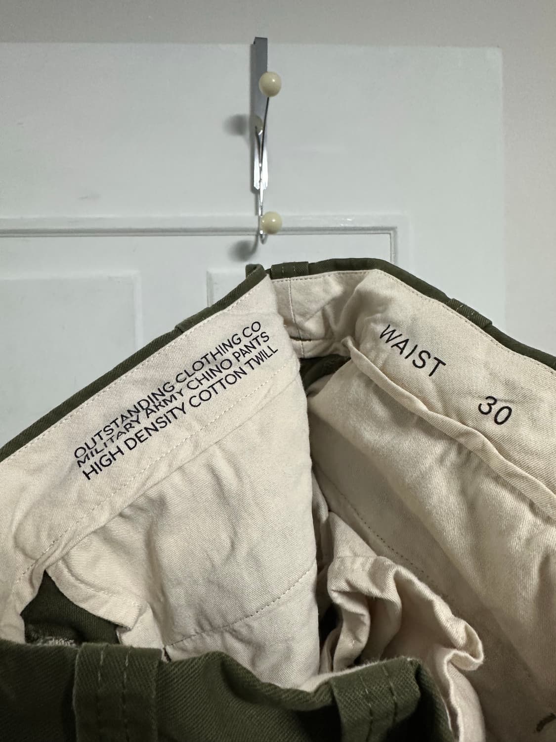 아웃스탠딩 밀리터리 아미 치노팬츠 상품이미지3