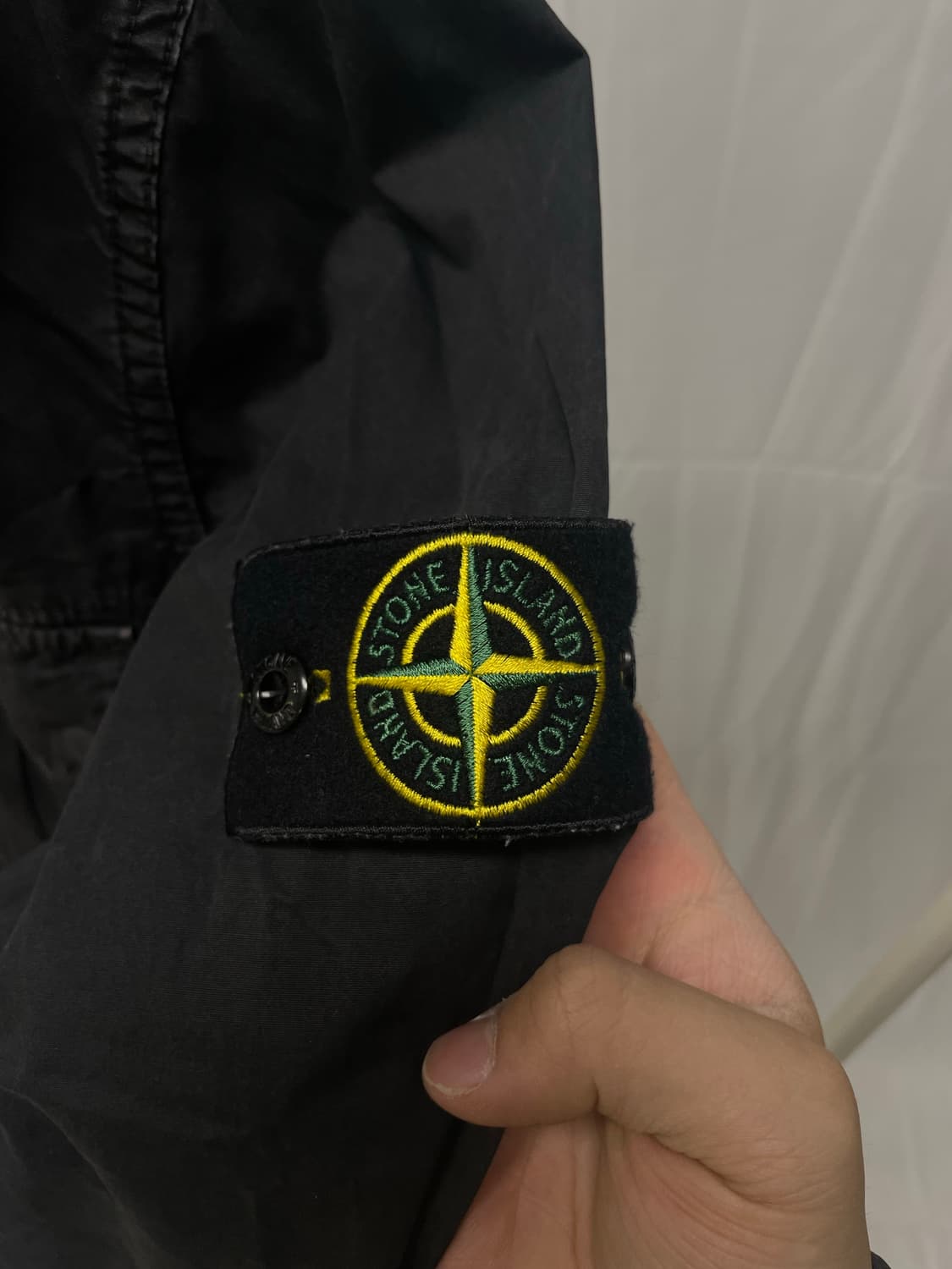 스톤아일랜드 올드이펙트 오버셔츠 자켓 블랙 [L] 상품이미지2