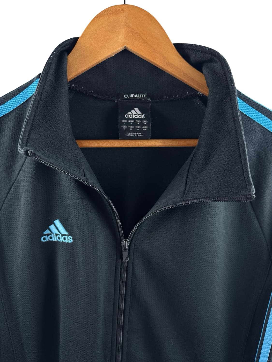 아디다스 블랙 스카이블루 트랙탑져지2906 상품이미지3