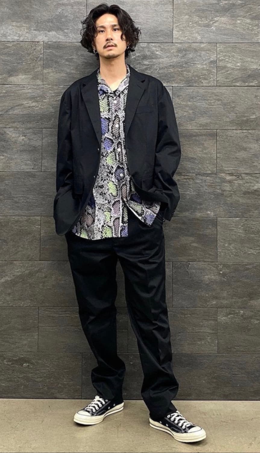 와코마리아 코튼 슬랙스 팬츠 / 블랙 - XL (34) 상품이미지1