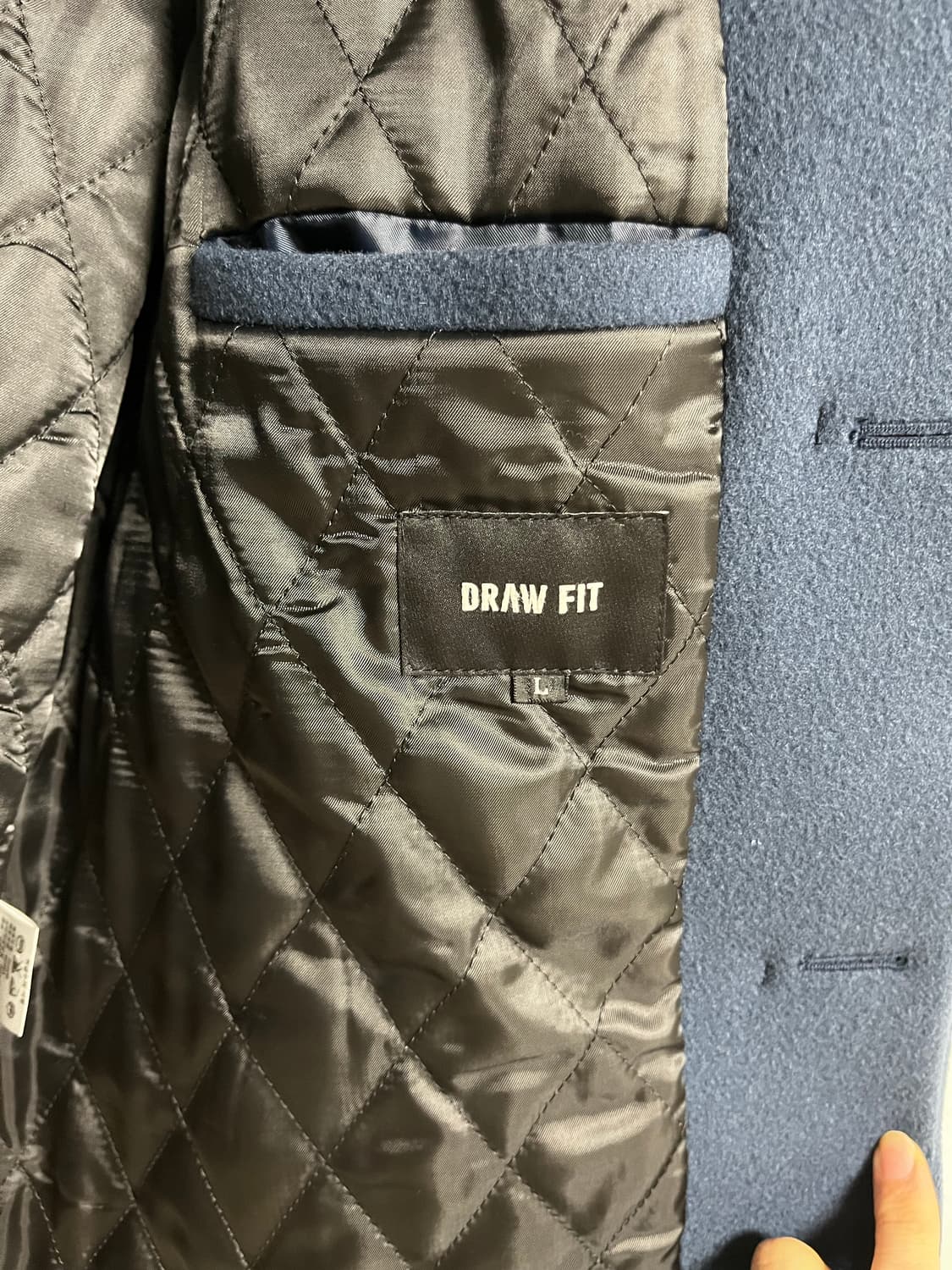 드로우핏(DRAW FIT) 캐시미어 오버사이즈 싱글코트 L 상품이미지5