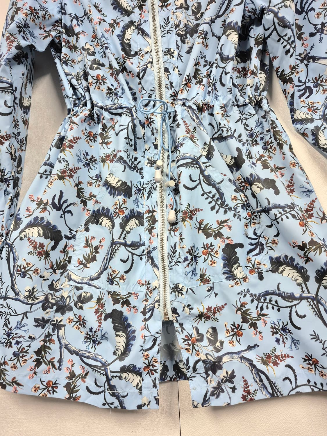 플라워 페턴 경량 바람막이 자켓 상품이미지4