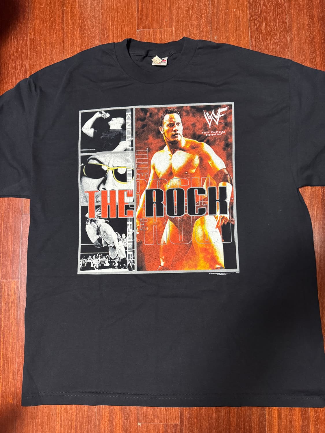 [XXL] WWF 더 락 빈티지 티셔츠(데드스탁) 상품이미지1