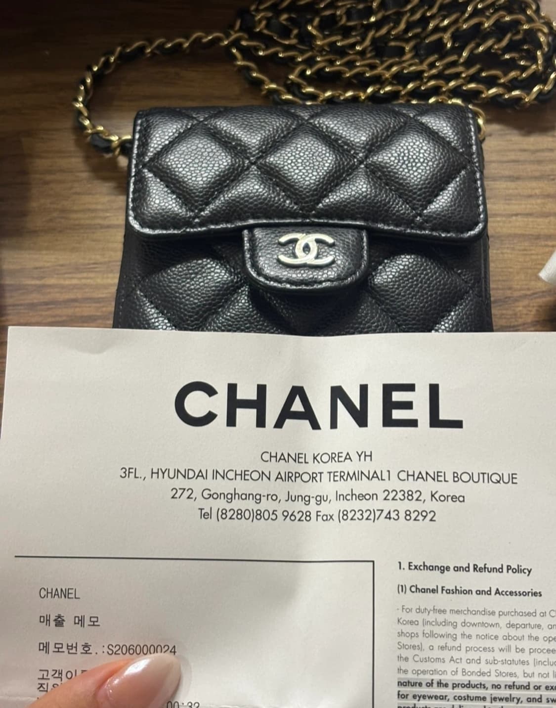 (정품)샤넬 캐비어 미니백 블랙  상품이미지2