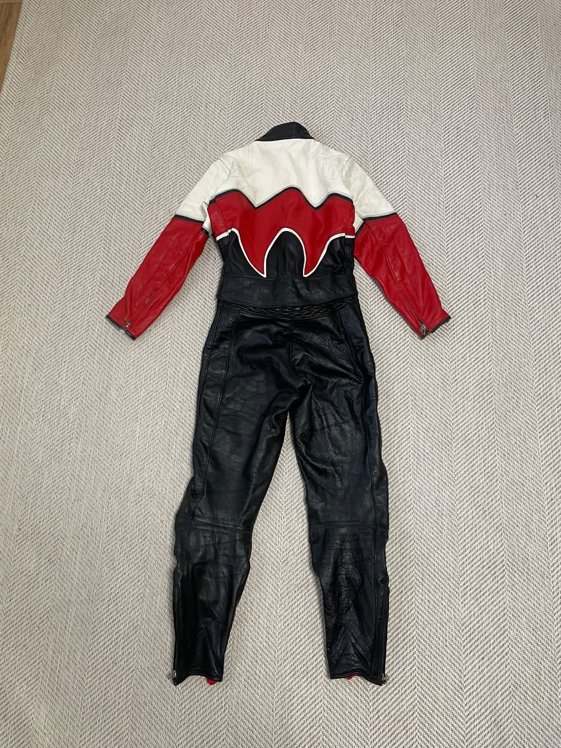 Giudich 이태리 riri지퍼 폴 레더 레이싱 수트 상품이미지2