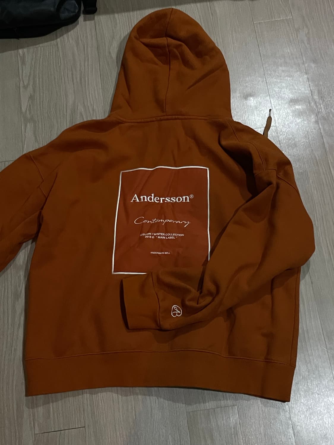 앤더슨벨 오렌지 기모후드 2018  상품이미지3