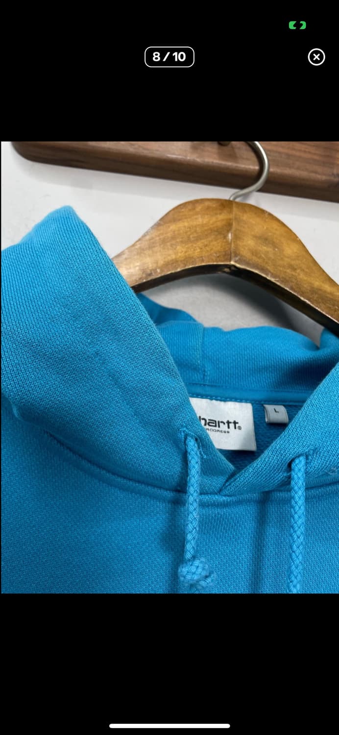 칼하트 WIP 스펠아웃 후드티 A3318 상품이미지8