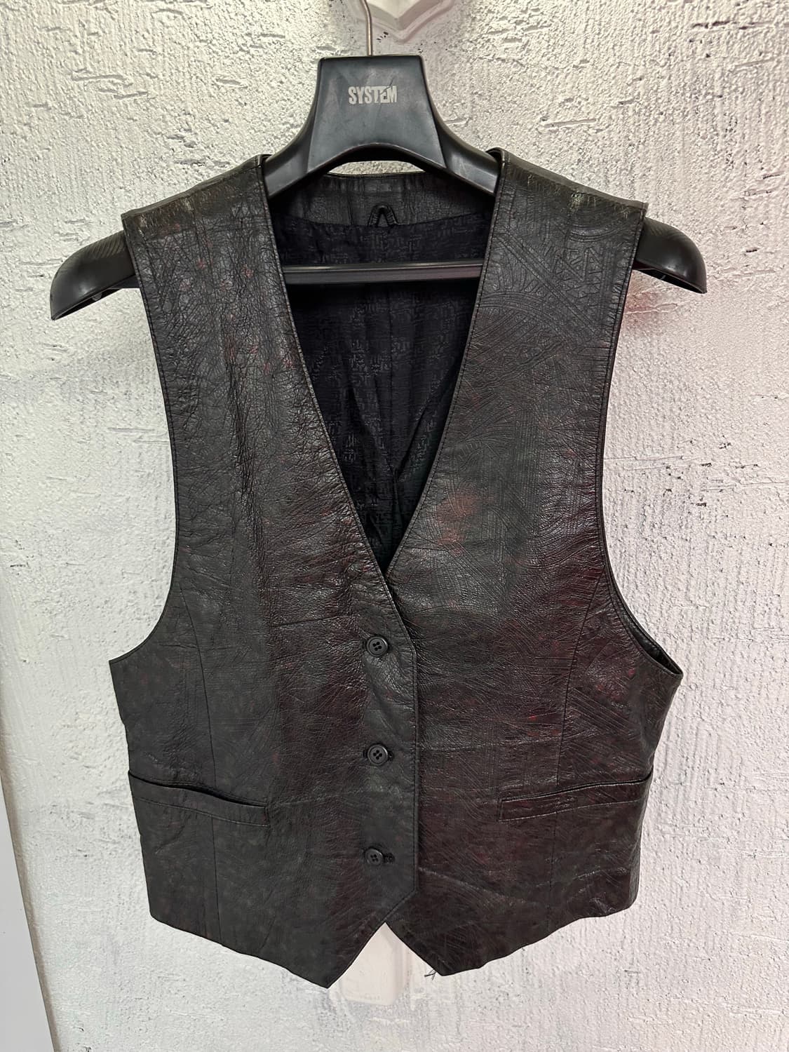 real leather vest 상품이미지5