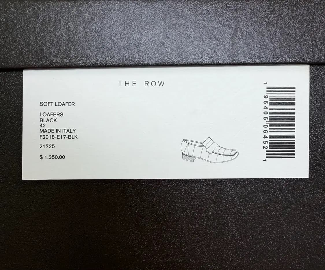 [42]The row(더 로우) soft eel loafer black 상품이미지3